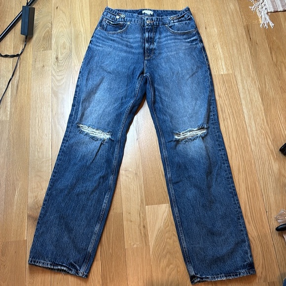 Good American Jeans 90s Blue Straight Jean Size 28 - Picture 2 of 7